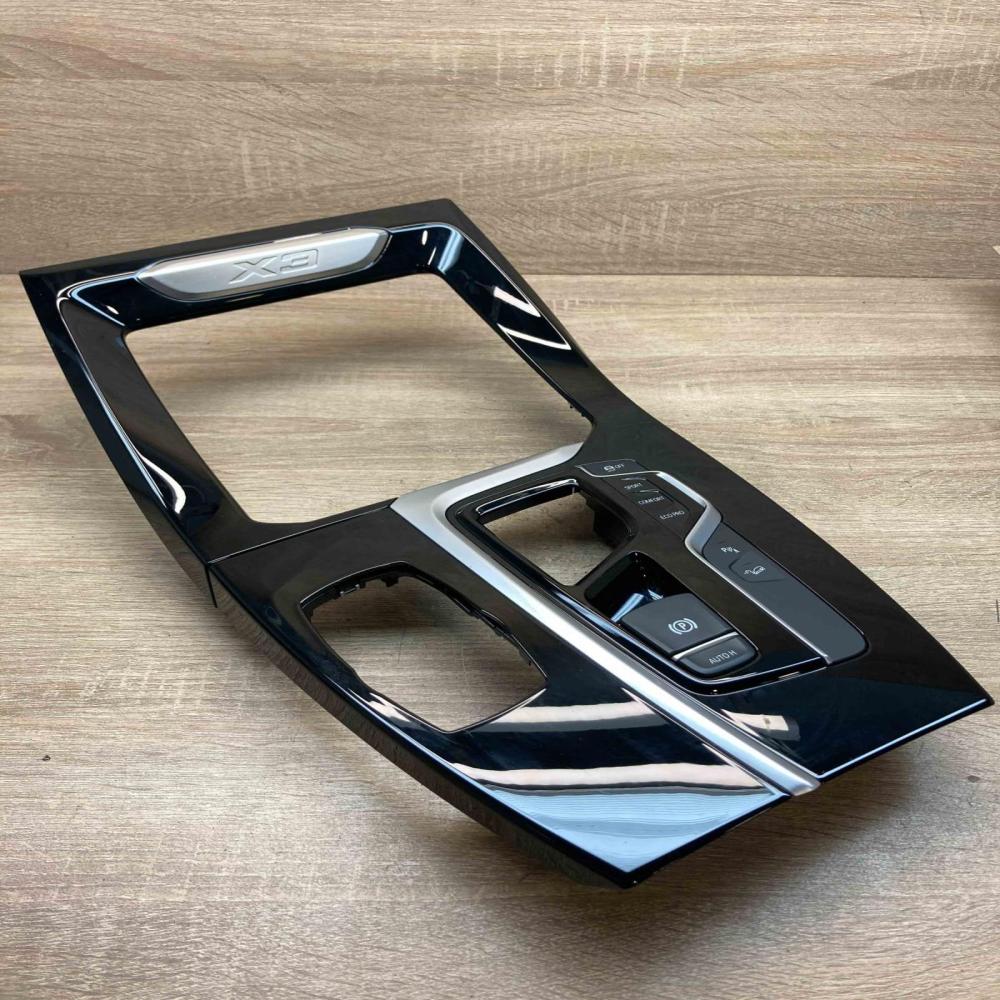 6993948 9109311 RHD Black Gear shifter surround trim plastic BMW X3 G01