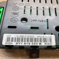 6Y1919880B 110 280 015 LHD Speedometer (instrument cluster) Skoda Fabia Mk1 (6Y)