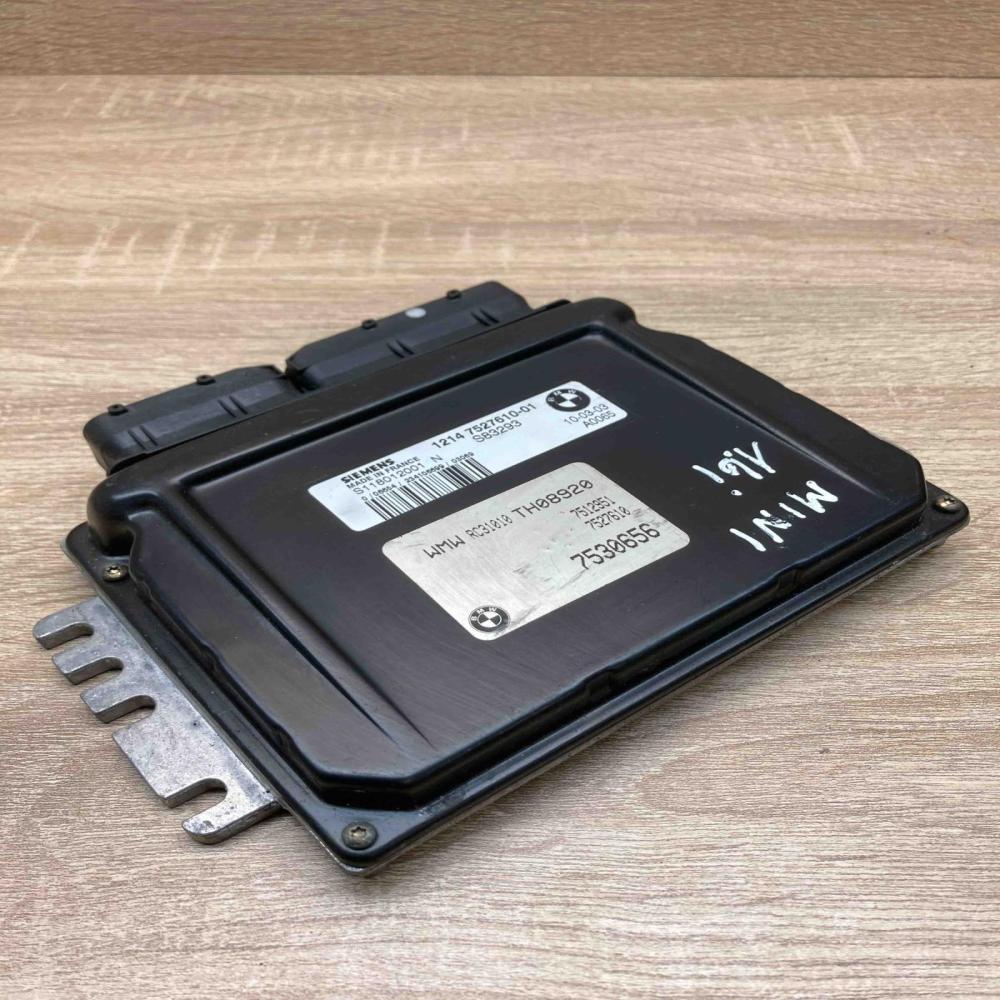 7527610   Engine control unit/module ECU Mini One - Cooper R50 - 53