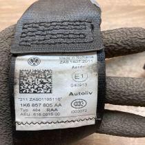 617980700 1K6857805AA  Rear seatbelt Volkswagen Golf VI