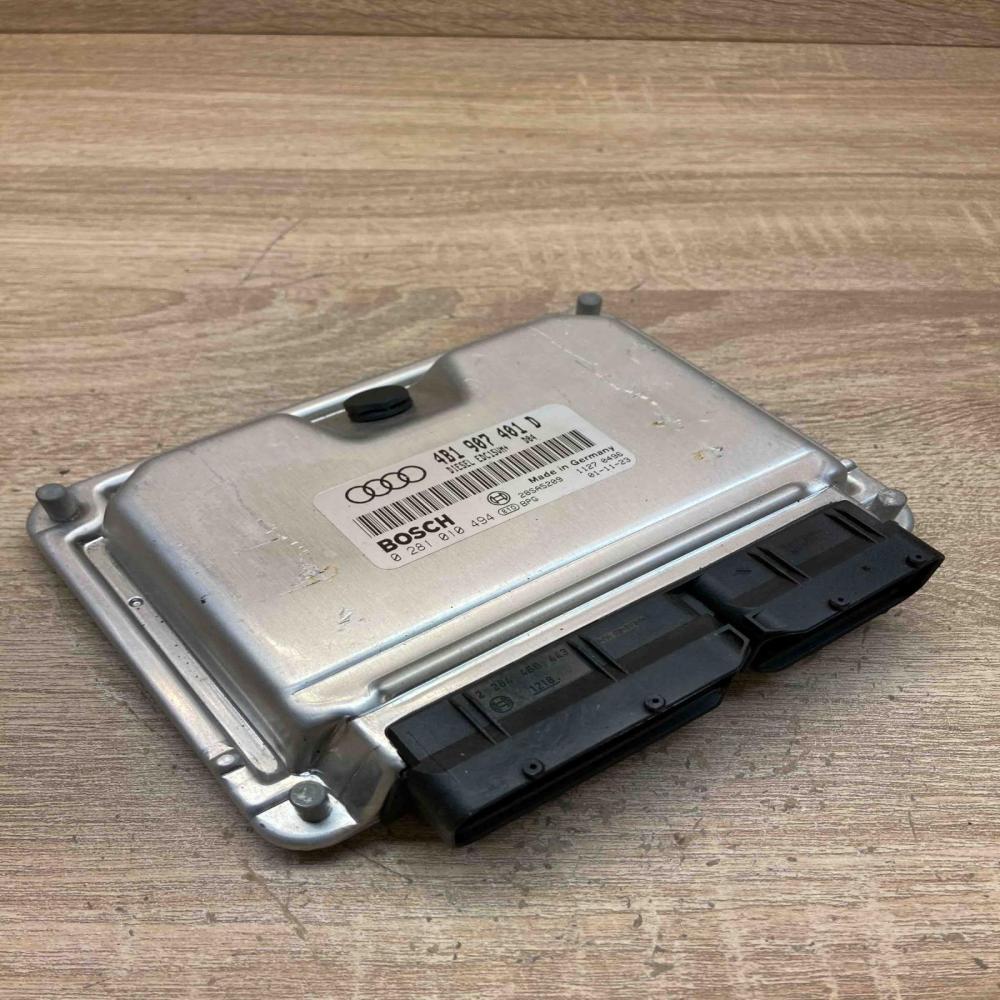 4B1907401D 0281010494 Main  Engine control unit/module ECU Audi A6 S6 C5 4B
