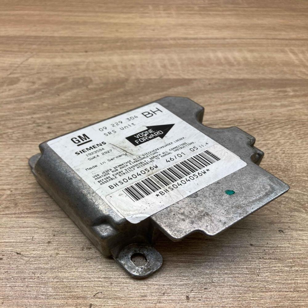 09229304 5WK42927 BH Airbag control unit/module Opel Astra G