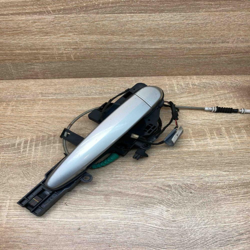 6933277 Silver Left Rear Front door exterior handle BMW 1 E81 E87