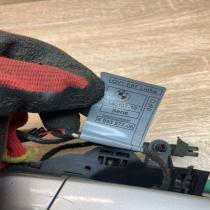 6933277 Silver Left Rear Front door exterior handle BMW 1 E81 E87
