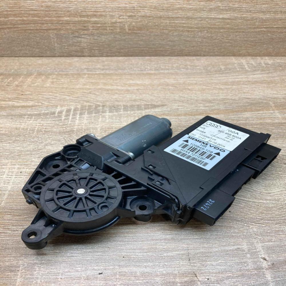 8E0959802A 5WK47011 EBF  Rear door window regulator motor Audi A4 S4 B6 8E 8H