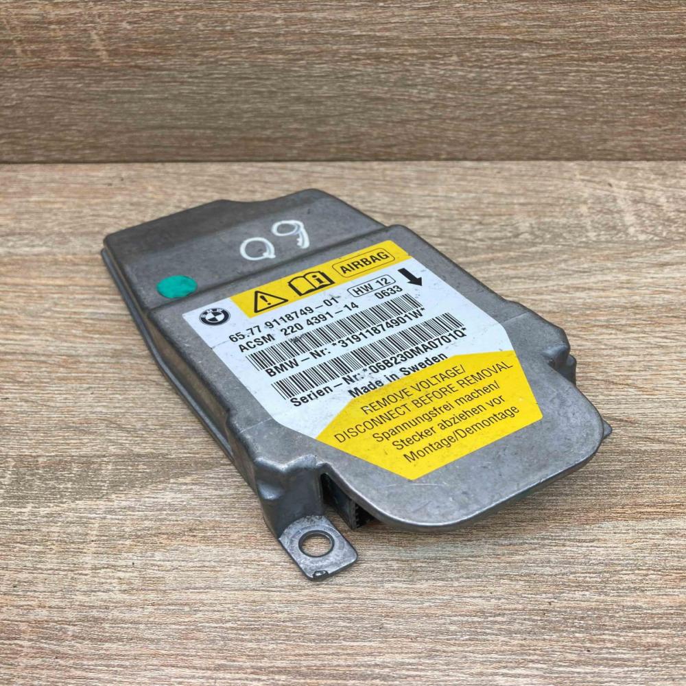 9118749 2204391 14  Airbag control unit/module BMW 3 E46