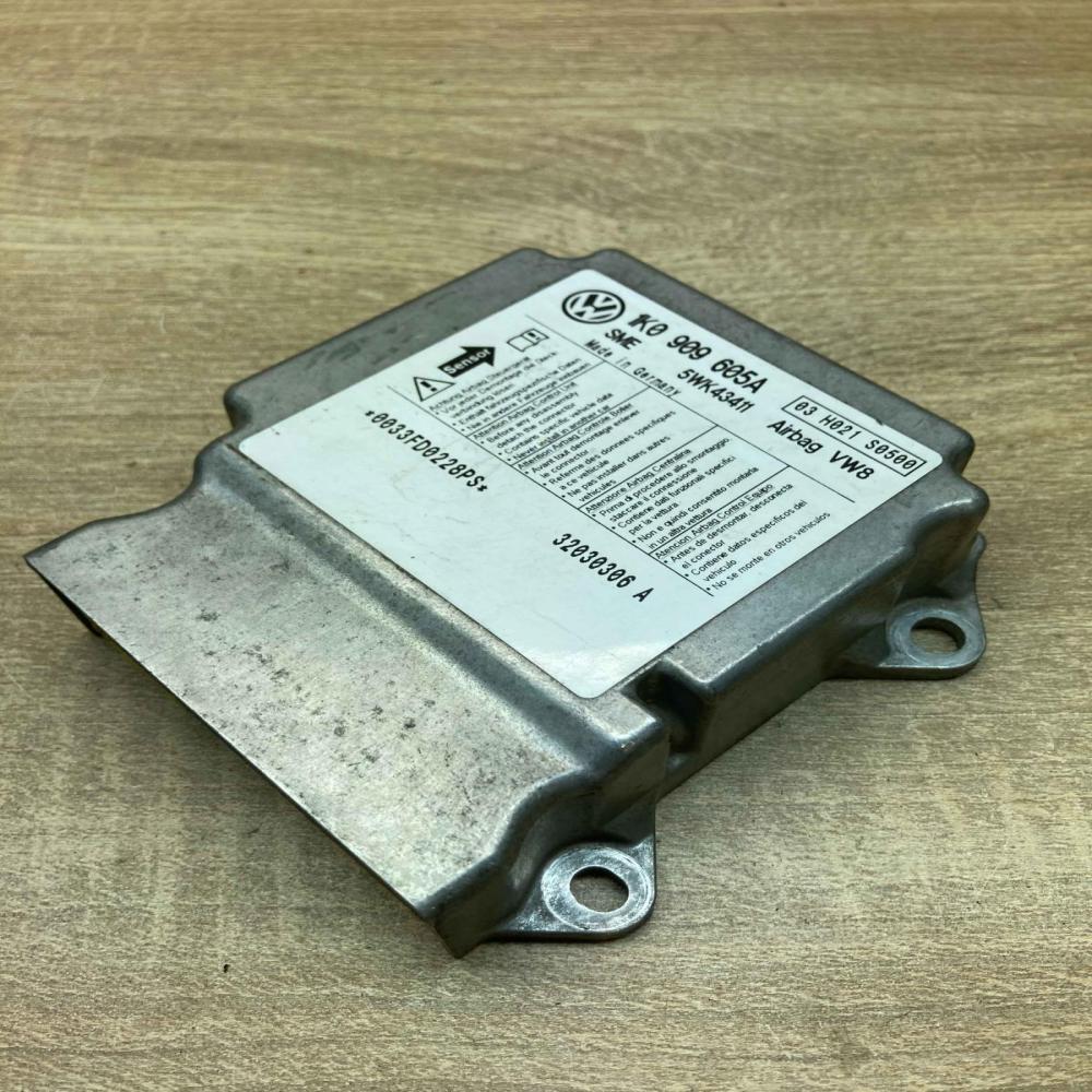 1K0909605A 5WK43411  Airbag control unit/module Volkswagen Golf SportWagen