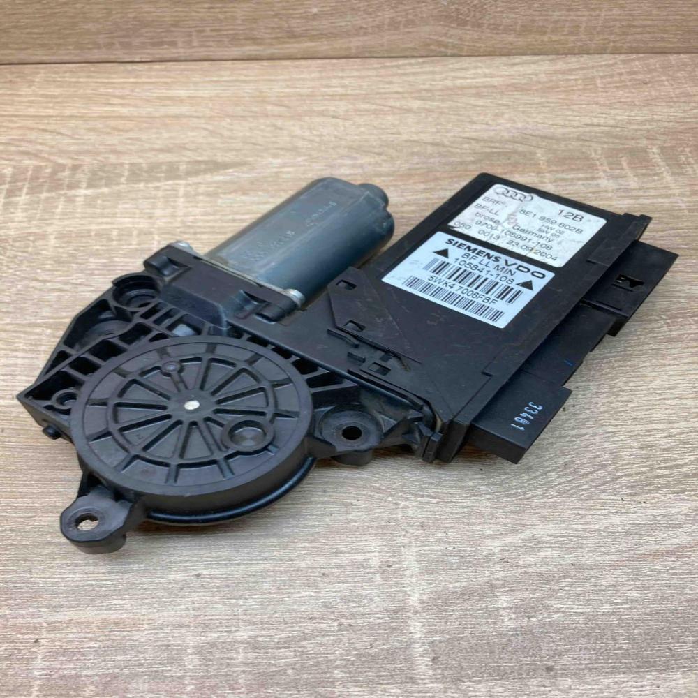 8E1959802B 5WK47006FBF  Front door window regulator motor Audi A4 S4 B6 8E 8H