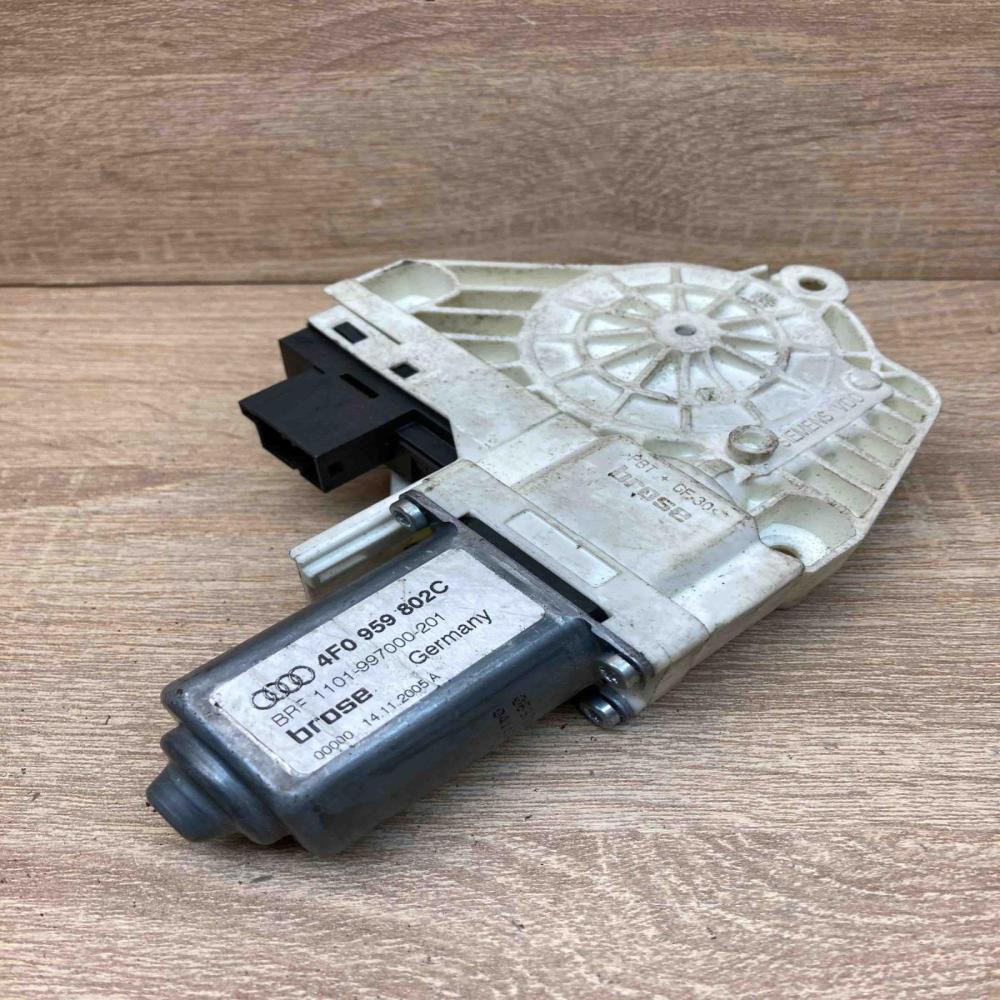 4F0959802C Used  Rear door window regulator motor Audi A6 S6 C6 4F
