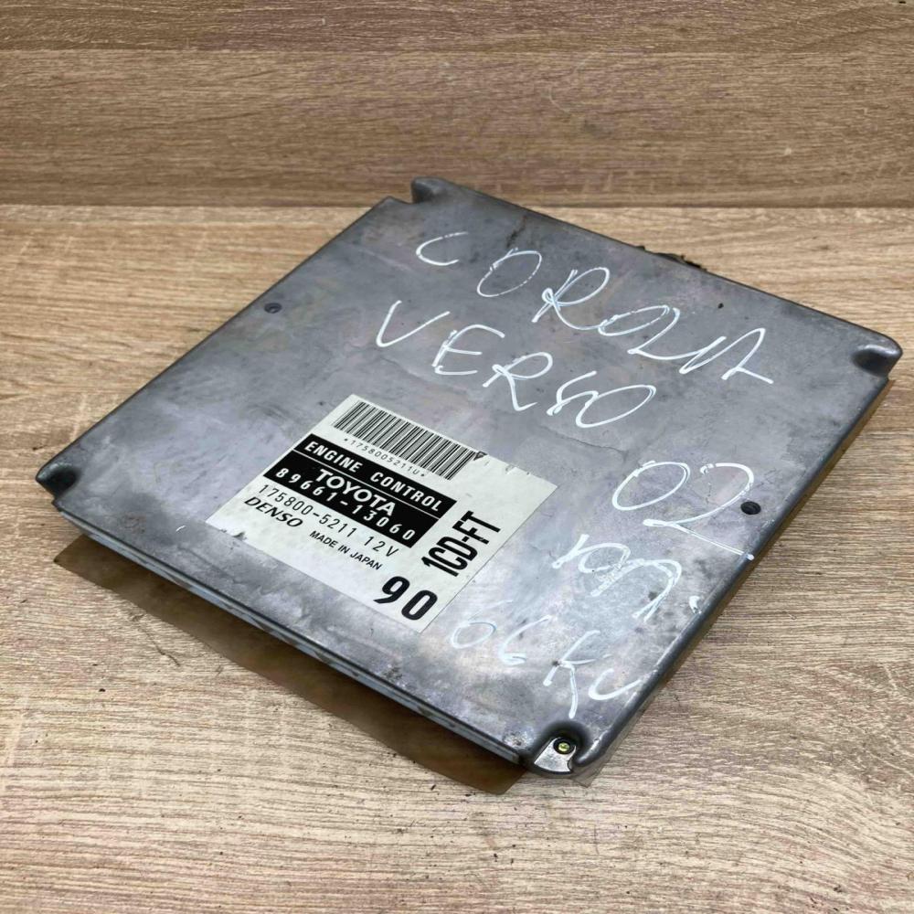 89661 13060 175800 5211  Engine control unit/module ECU Toyota Corolla Verso E12
