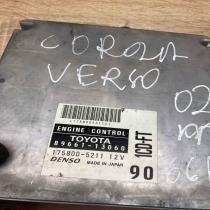 89661 13060 175800 5211  Engine control unit/module ECU Toyota Corolla Verso E12