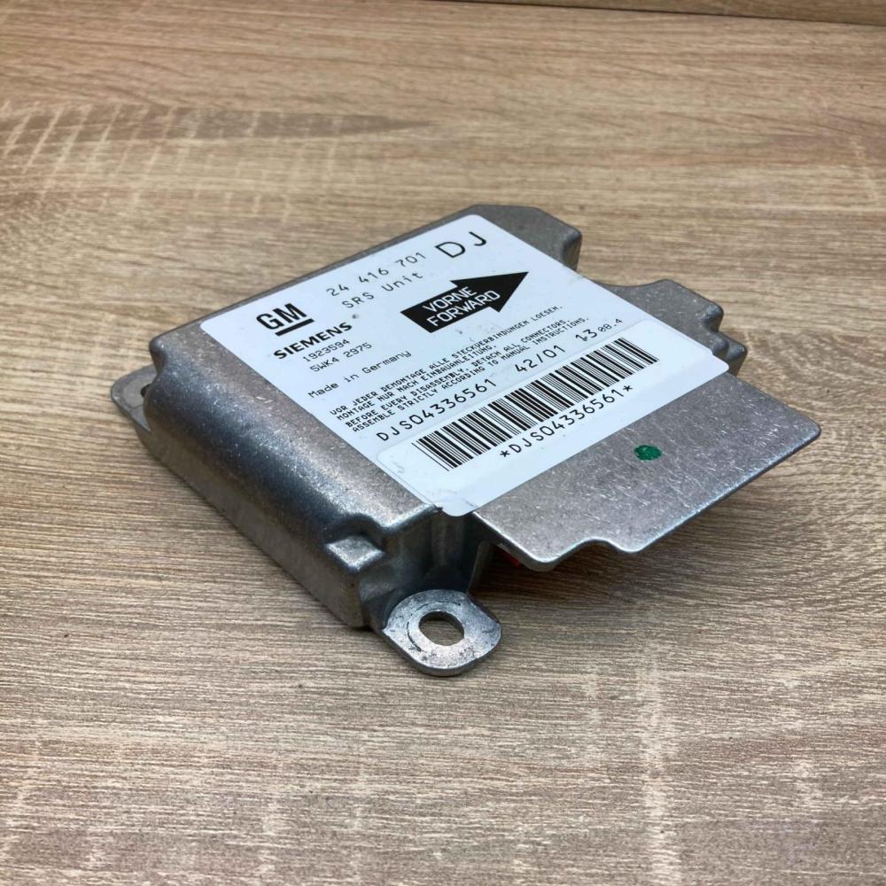 24416701 5WK42975 Main DJ Airbag control unit/module Opel Vectra B