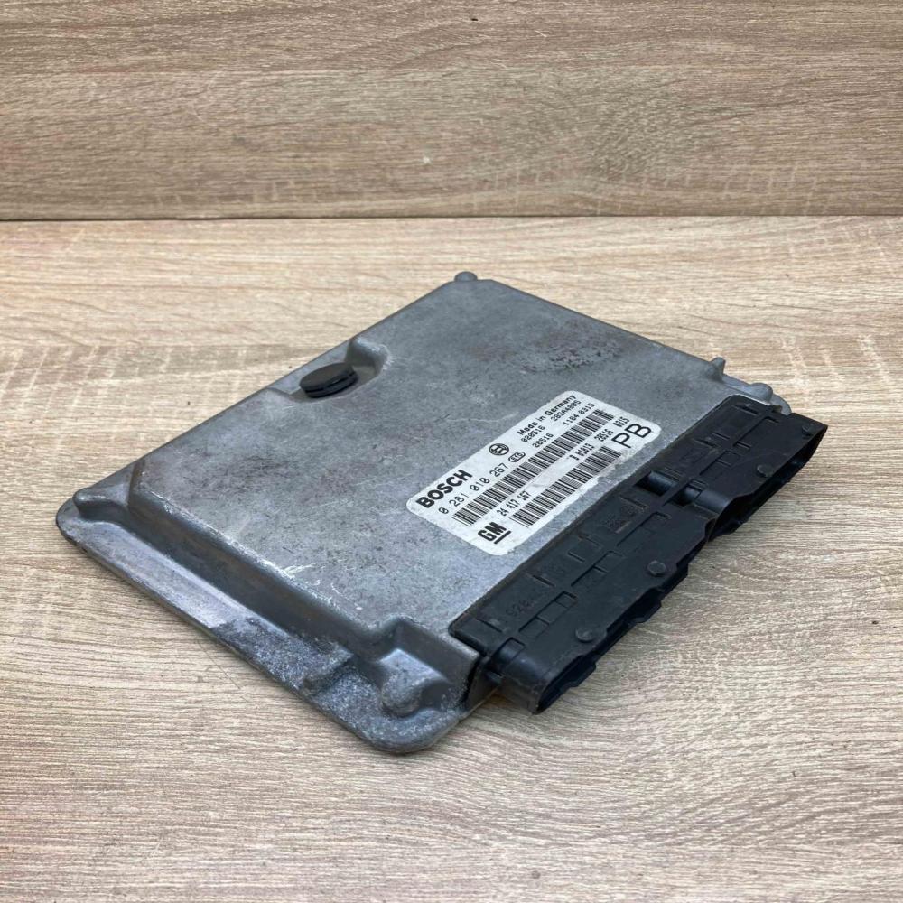 24417167 0281010267 Used PB Engine control unit/module ECU Opel Astra G