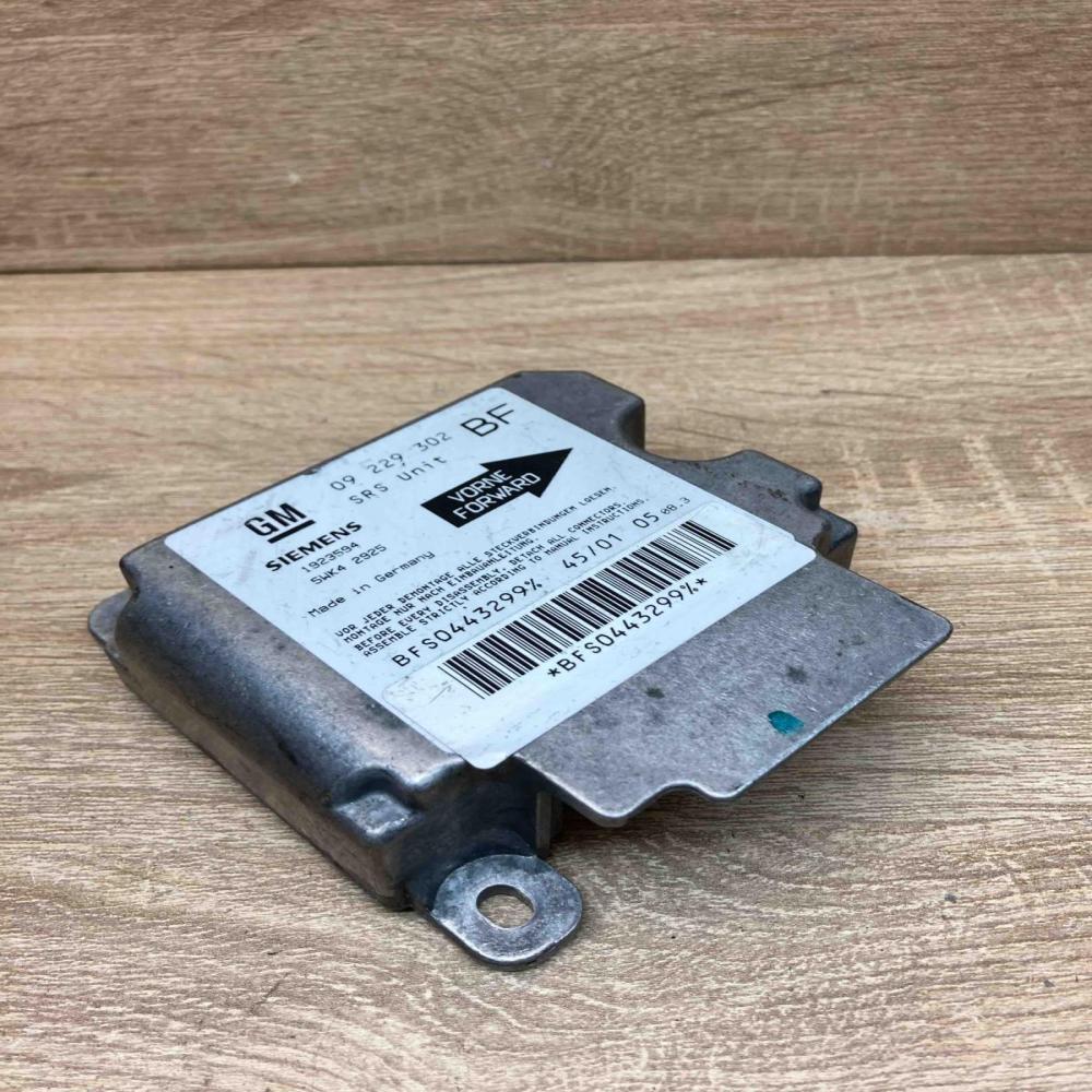 09229302 5WK42925 Main BF Airbag control unit/module Opel Astra G