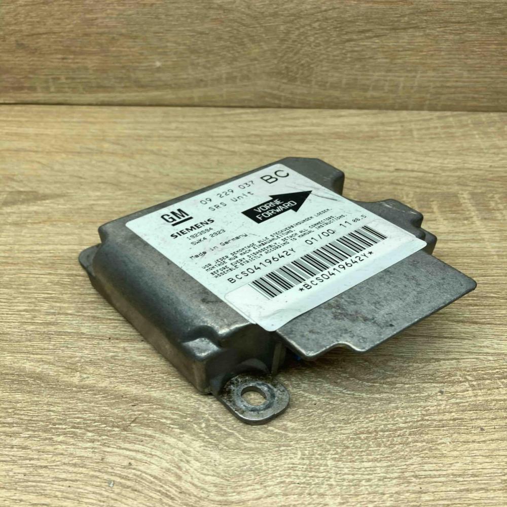 09229037 5WK42923 Used BC Airbag control unit/module Opel Astra G