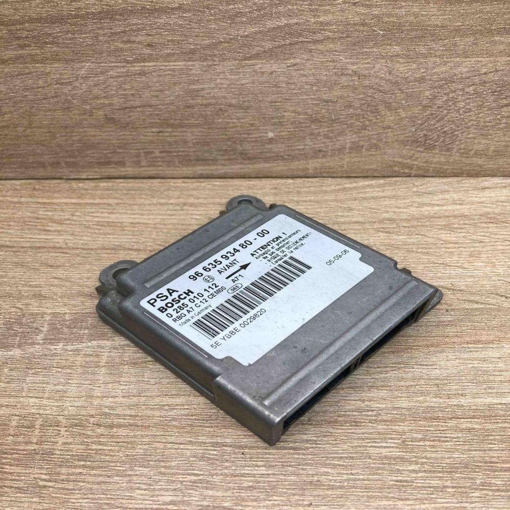 9663593480 0285010112  Airbag control unit/module Peugeot 207