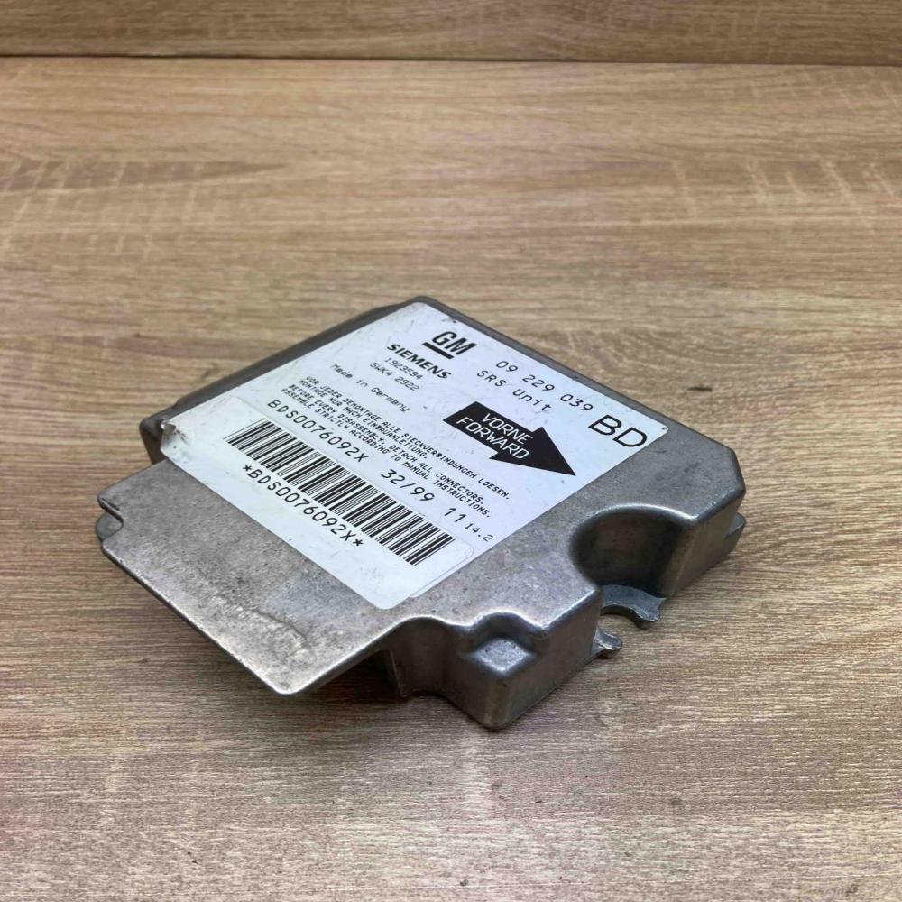 09229039 5WK42922 BD Airbag control unit/module Opel Vectra B