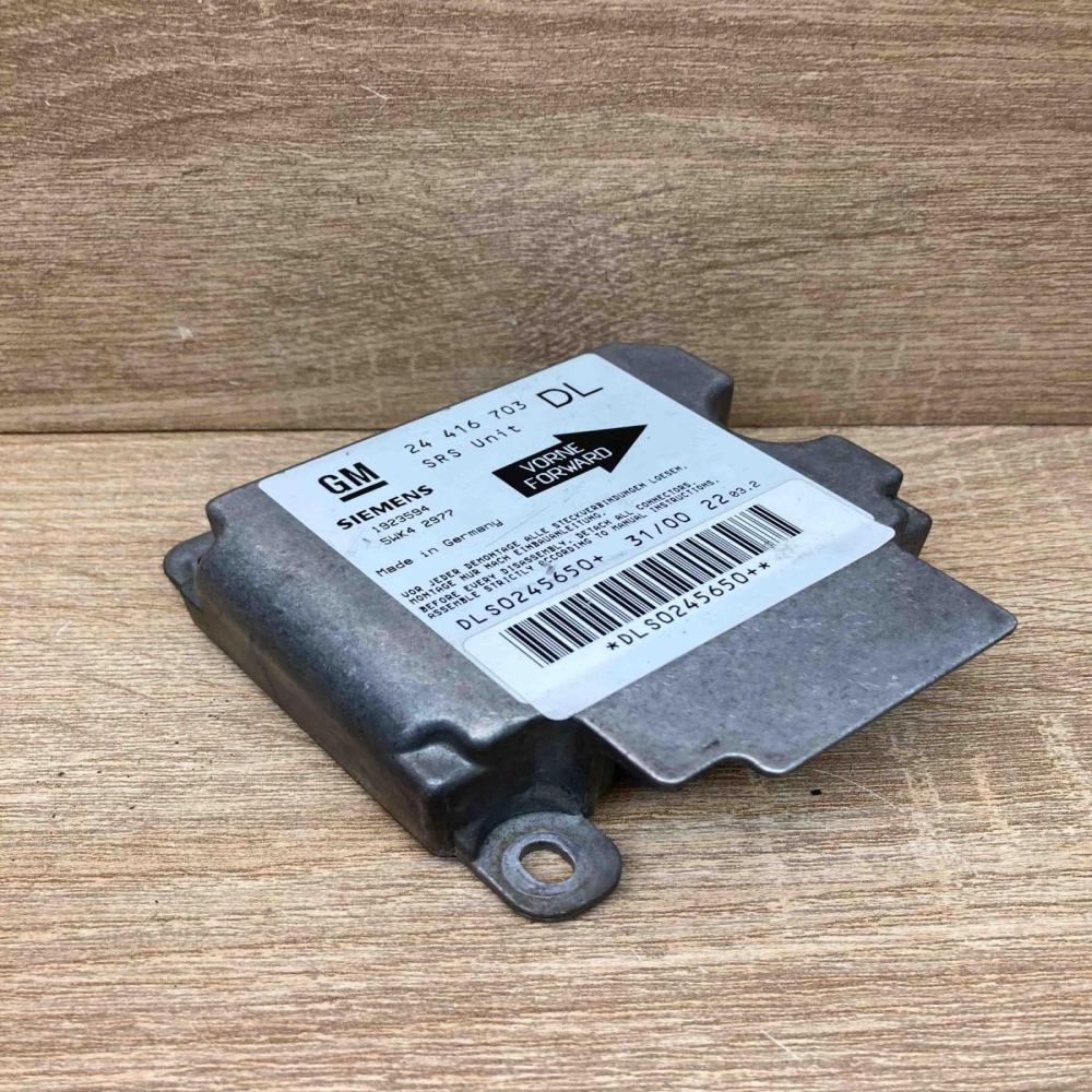 24416703 5WK42977 Main DL Airbag control unit/module Opel Astra G