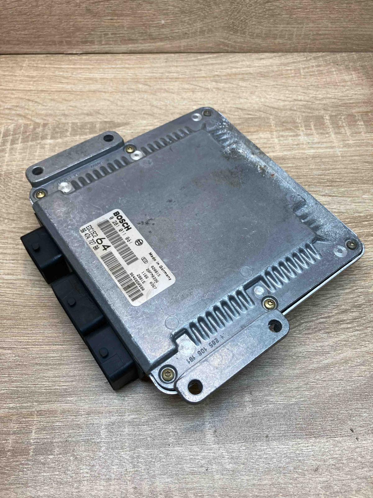 9647472780 0281011081  Engine control unit/module ECU Peugeot 307