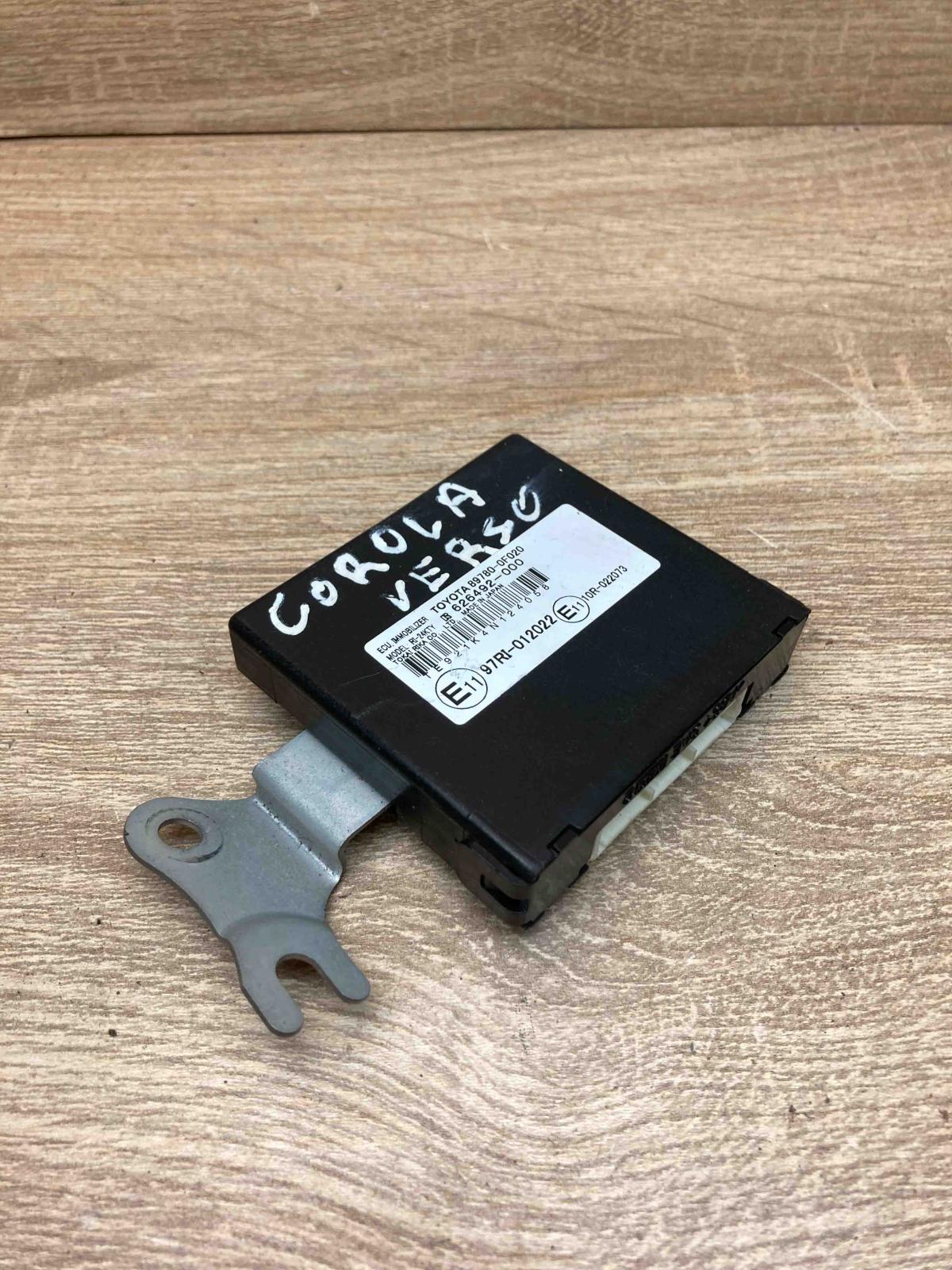 89780 0F020 626492 000  Immobilizer control unit/module Toyota Corolla Verso AR1