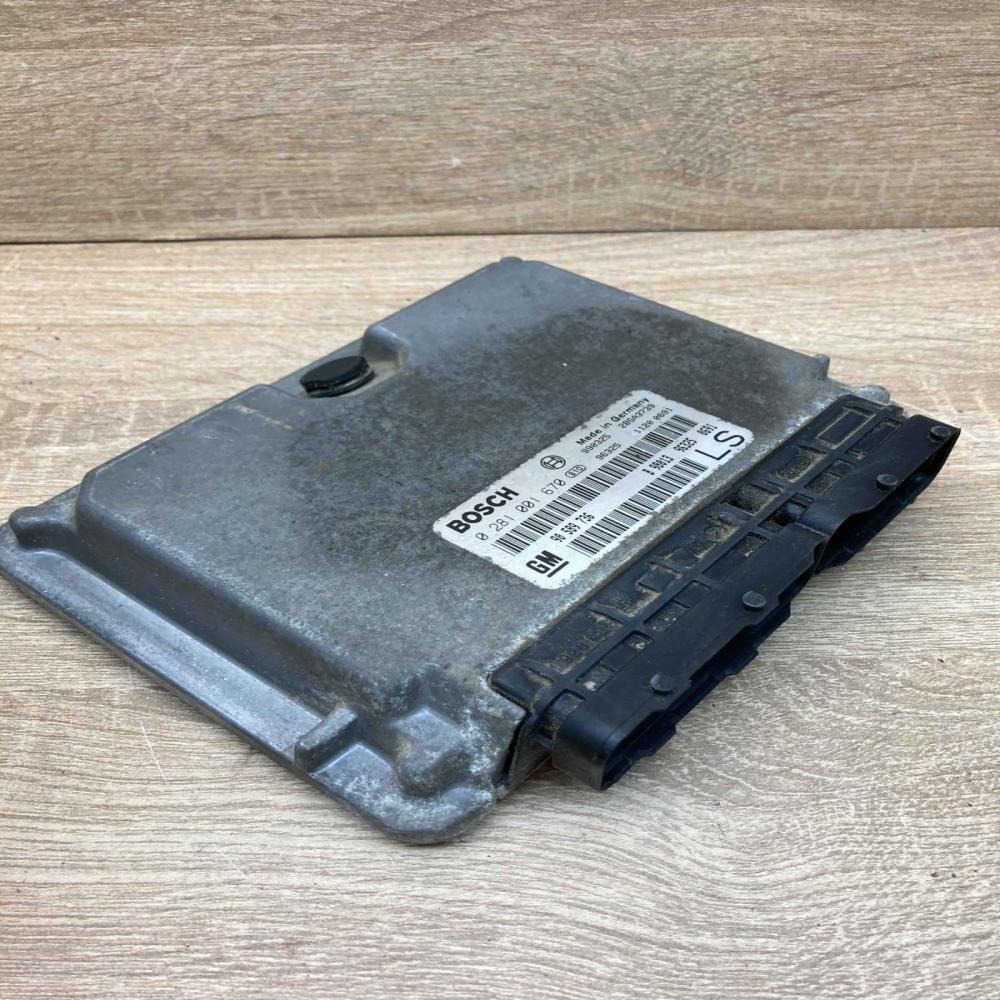 90589736 0281001670  Engine control unit/module ECU Opel Astra G