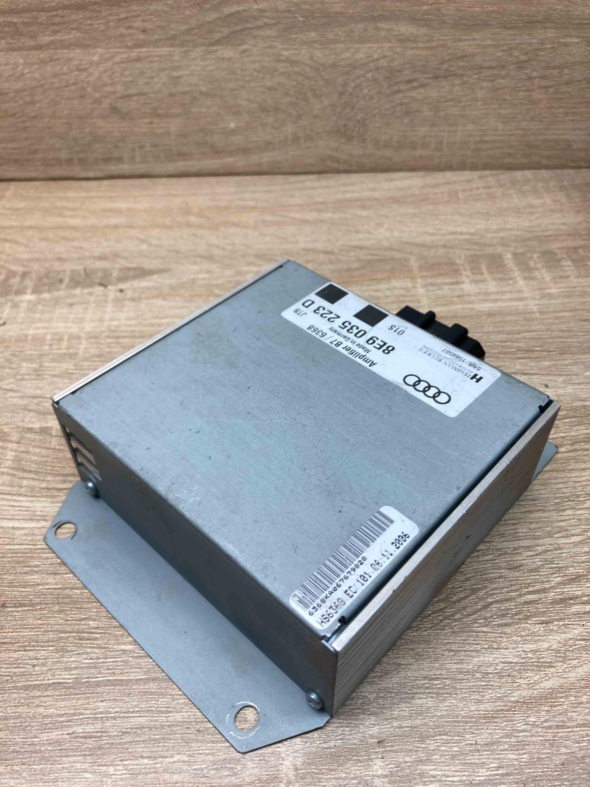 8E9035223D   Sound amplifier Audi A4 S4 B8 8K