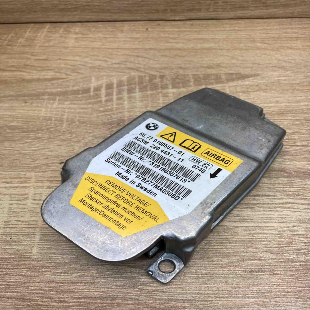 9160557 2204431 11  Airbag control unit/module BMW 5 E60 E61