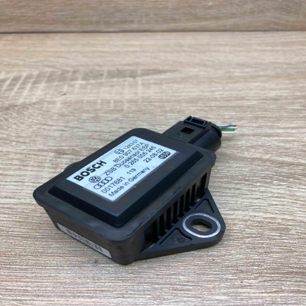 8E0907637A 0265005245 With Plug ESP acceleration yaw rate sensor Audi A4 S4 B6 8