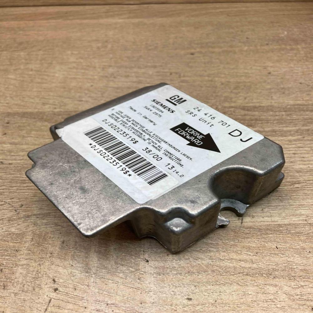 24416701 5WK42975 Used DJ Airbag control unit/module Opel Vectra B