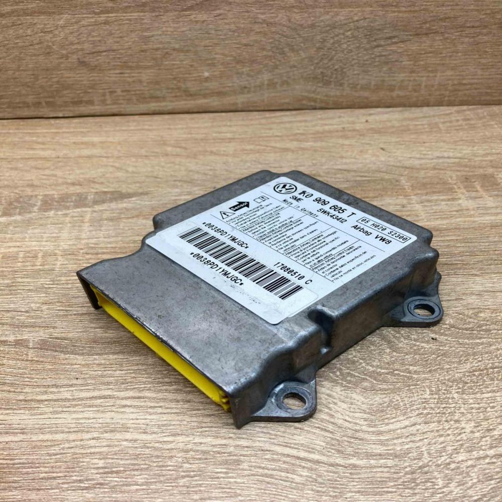 1K0909605T 5WK43412  Airbag control unit/module Volkswagen Golf V