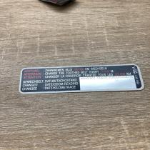059010158A  Attention sticker Other engine bay part Volkswagen PASSAT B5.5