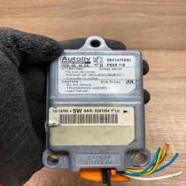 9641478080 550661000 With Plug Airbag control unit/module Peugeot 206