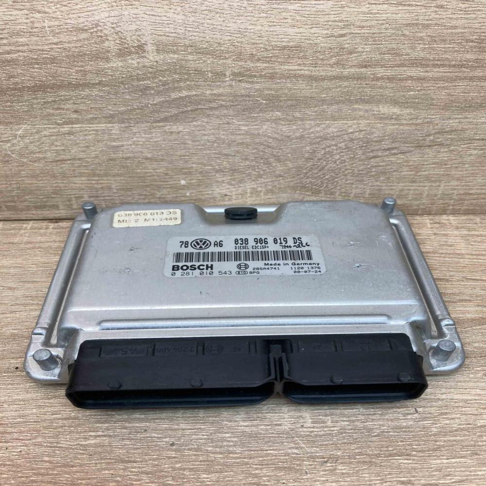 038906019DS 0281010543 Used  Engine control unit/module ECU Volkswagen PASSAT B5