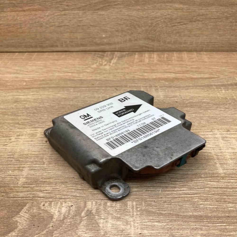 09229302 BF With Plug Airbag control unit/module Opel Astra G