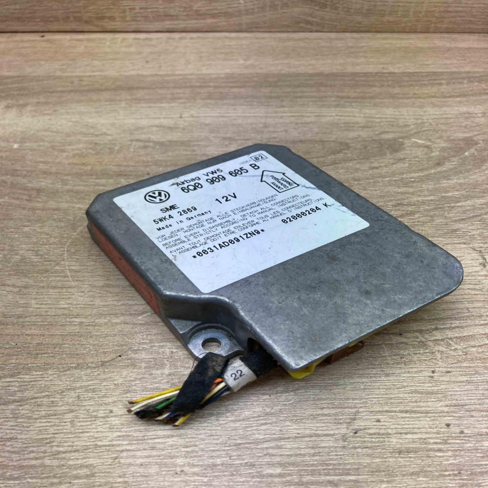 6Q0909605B 5WK42869 With Plug Airbag control unit/module Volkswagen PASSAT B5