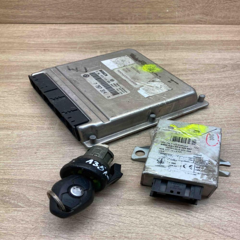 7787314 6905667 8363099 Engine ECU kit and lock set BMW 5 E39