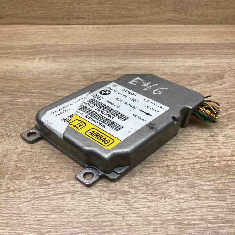 6933238 0285001681 With Plug Airbag control unit/module BMW 3 E46