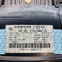 9141488 A2C53242587 With Plug Speedometer (instrument cluster) BMW X1 E84