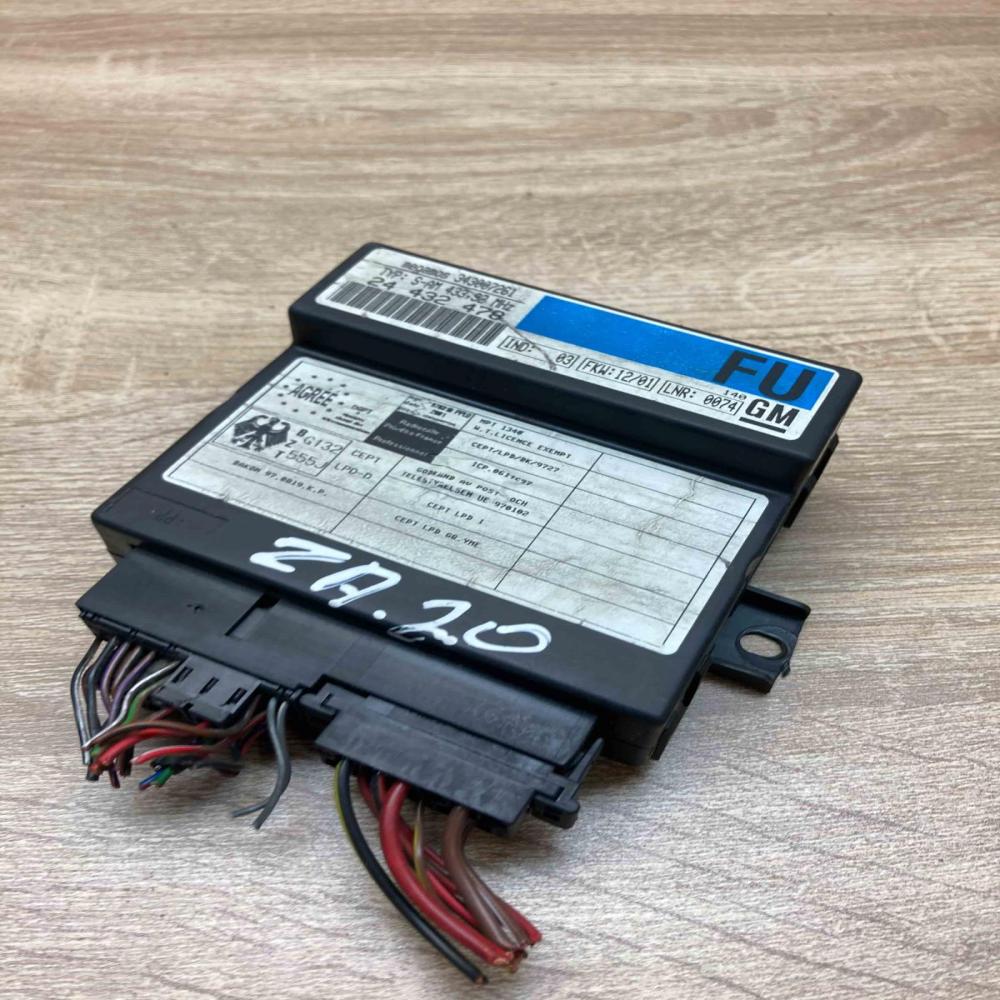 24432478 FU With Plug Comfort/convenience module Opel Zafira A