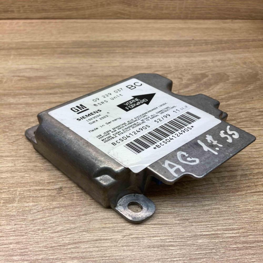 09229037 5WK42923 BC Airbag control unit/module Opel Vectra B