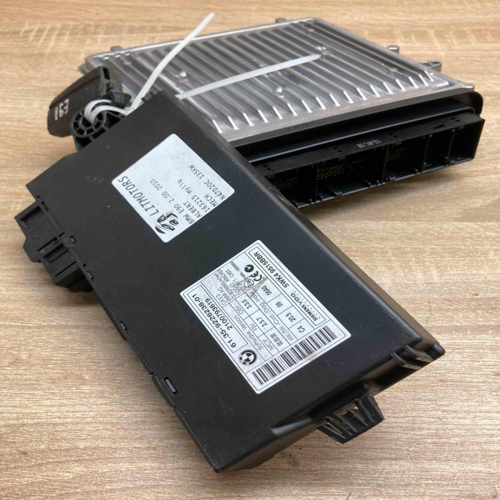 8507202 9226238  Engine ECU kit and lock set BMW 3 E90 E91