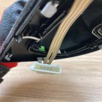 7034089 7034089  Gear lever shifter trim leather/knob BMW 5 E60 E61