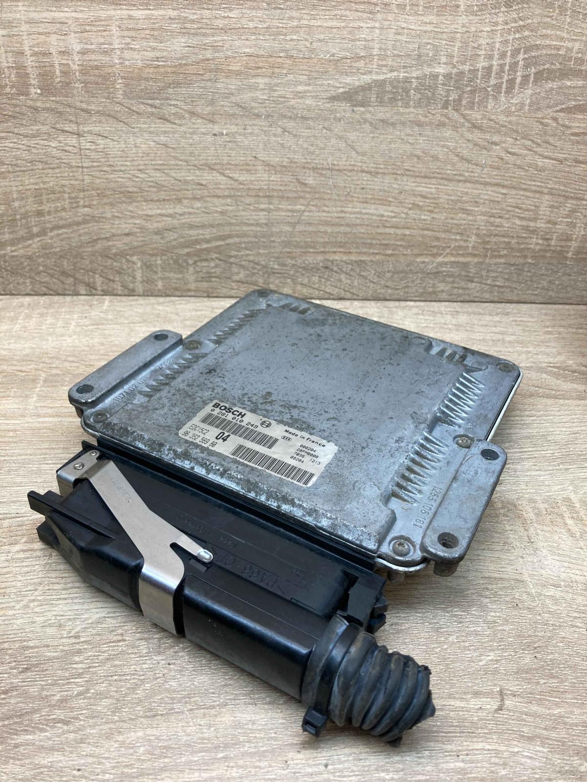 9636256980 0281010249 With Plug Engine control unit/module ECU Citroen Xsara