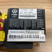 3C0909605M 39112511 With Plug Airbag control unit/module Volkswagen PASSAT B6
