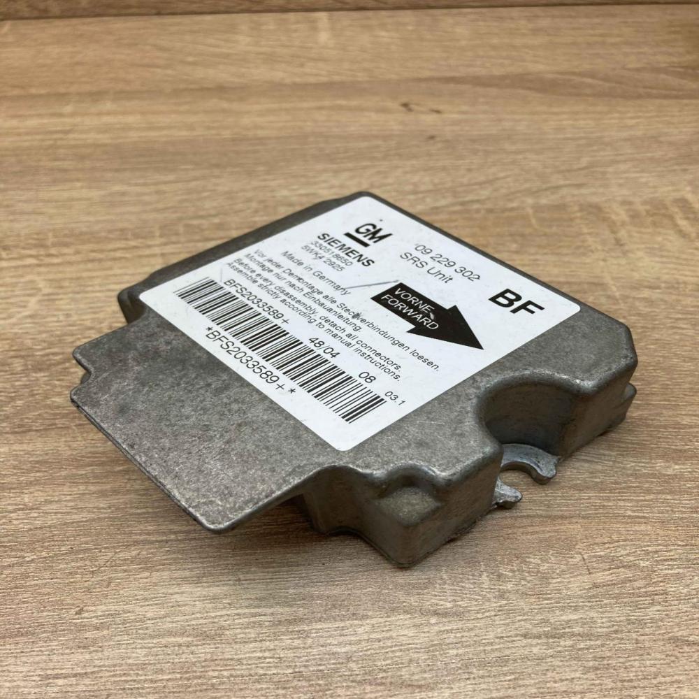09229302 5WK42925 BF Airbag control unit/module Opel Astra G