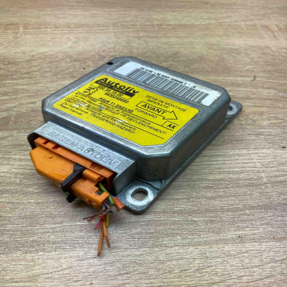 9635268880 550541500 With Plug Airbag control unit/module Peugeot 206