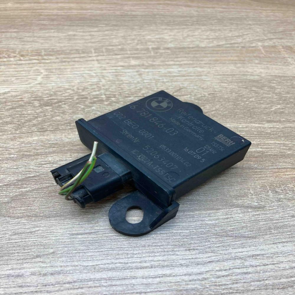 6781846 52063407 With Plug Tire pressure control unit BMW 7 F01 F02 F03 F04