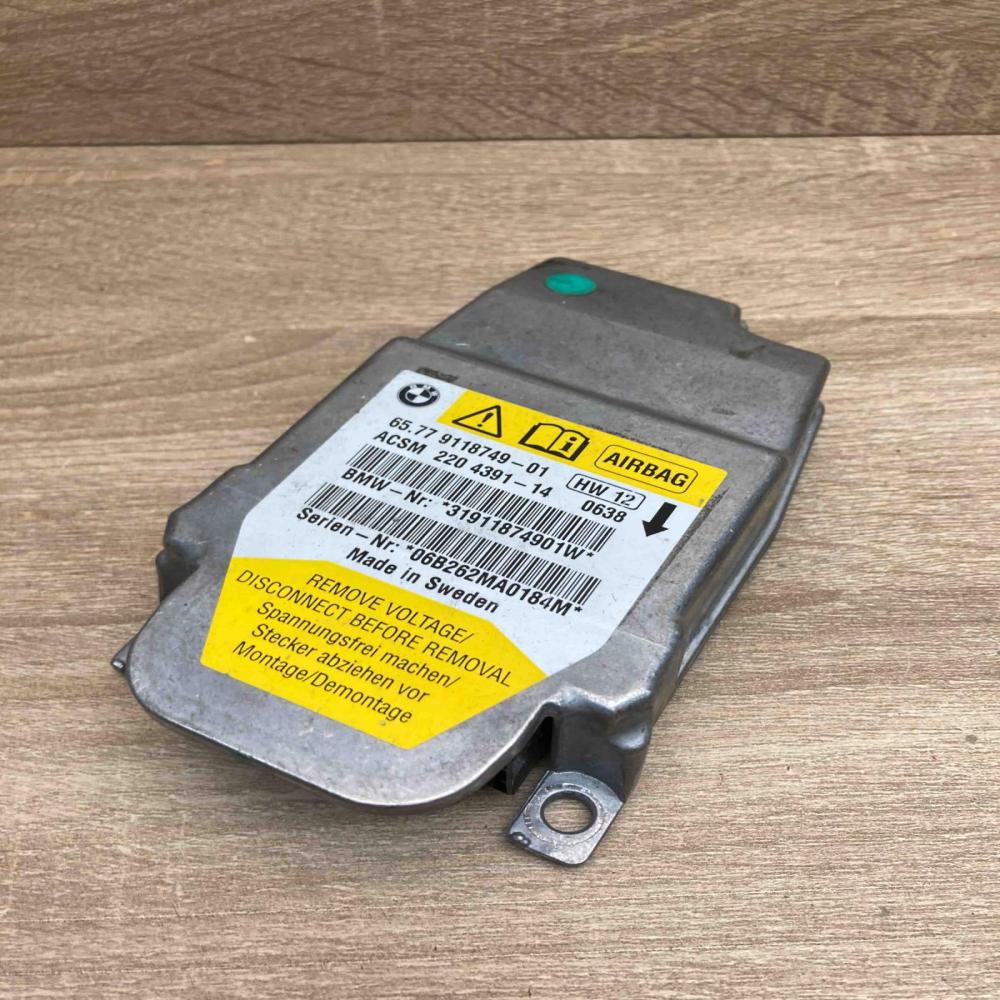 9118749 2204391 14  Airbag control unit/module BMW 5 E60 E61