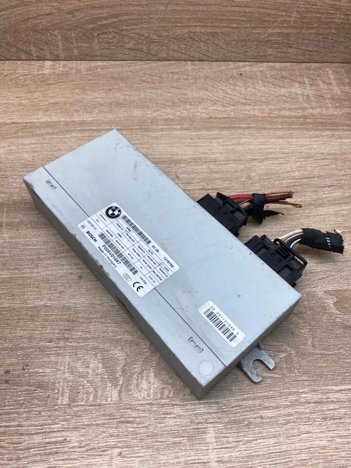 7276758 F005V01057 With Plug Tailgate/trunk control unit/module BMW 5 F10 F11