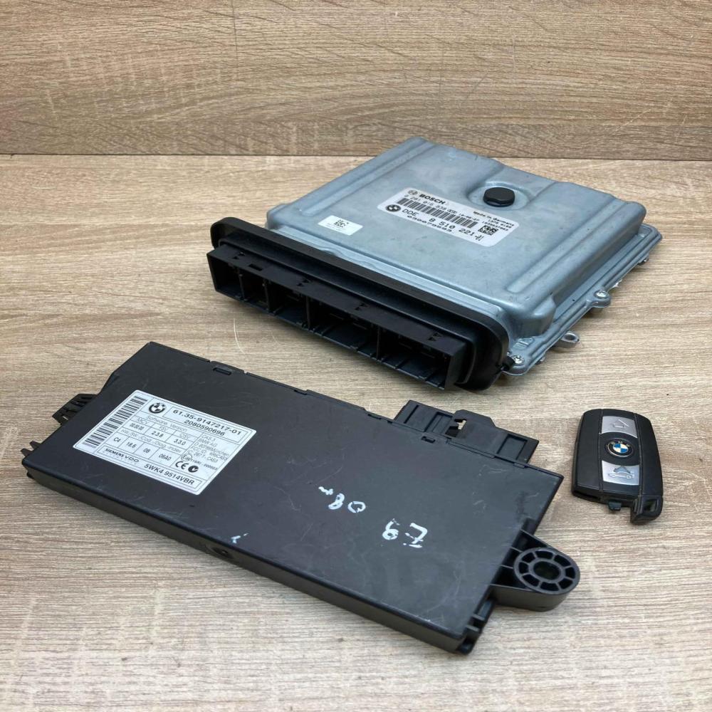 8510221 9147217  Engine ECU kit and lock set BMW 3 E90 E91